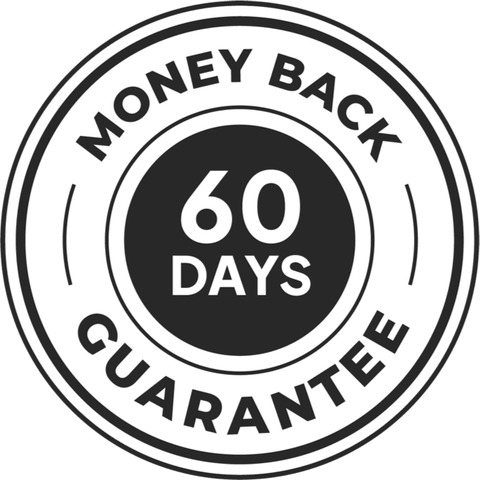 NeuroGolden 60-day money-back guarantee badge